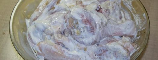 курица с чесноком в майонезе в духовке. Шаг 8