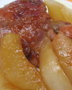 Курица с грушами в медовом соусе