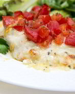 Курица с помидорами и сыром в духовке