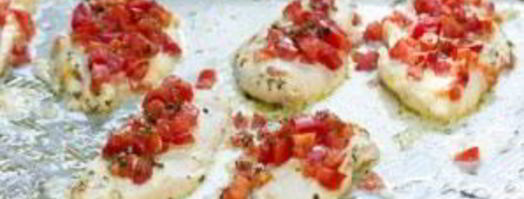 курица с помидорами и сыром в духовке. Шаг 3