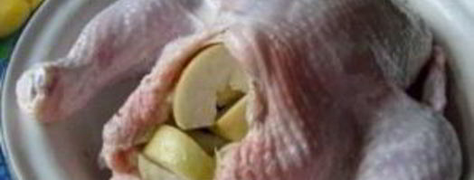 курица с яблоками в духовке. Шаг 3