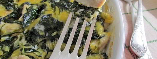 курица со шпинатом. Шаг 11