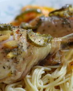 Курица со вкусом манго и имбиря