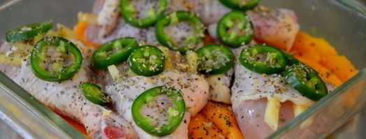 курица со вкусом манго и имбиря. Шаг 2