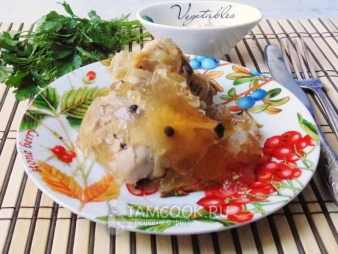 Рецепт курицы в банке с желе