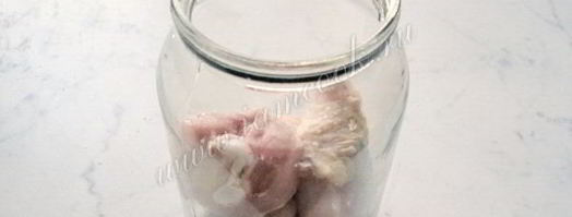 курица в банке с желе. Шаг 4