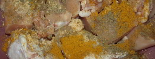 курица в луково-шафрановом соусе. Шаг 2