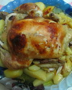 Курица в пакете