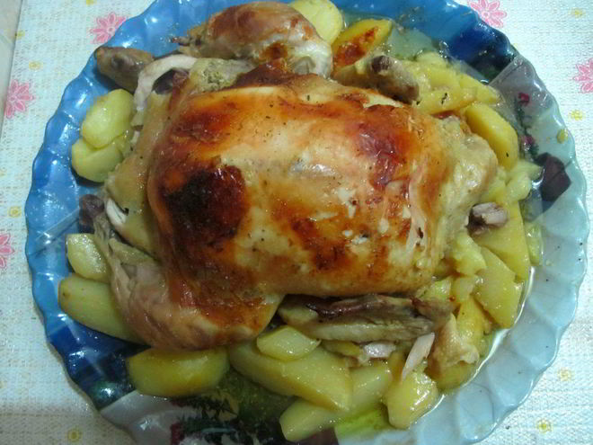 Рецепт курицы в пакете