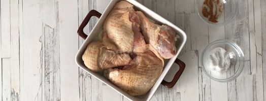 курица в сметане с чесноком в духовке. Шаг 4