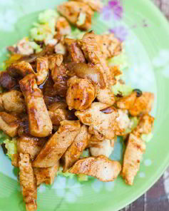 Курица в соусе карри