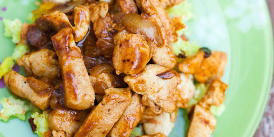 Курица в соусе карри