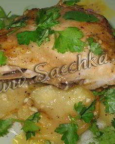 Курица в вине Кок-о-вен