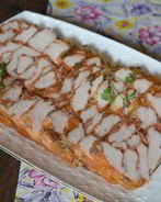 Мраморное куриное мясо на закуску