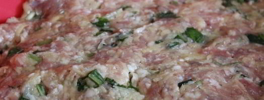 мясные биточки с картофелем и черемшой. Шаг 3