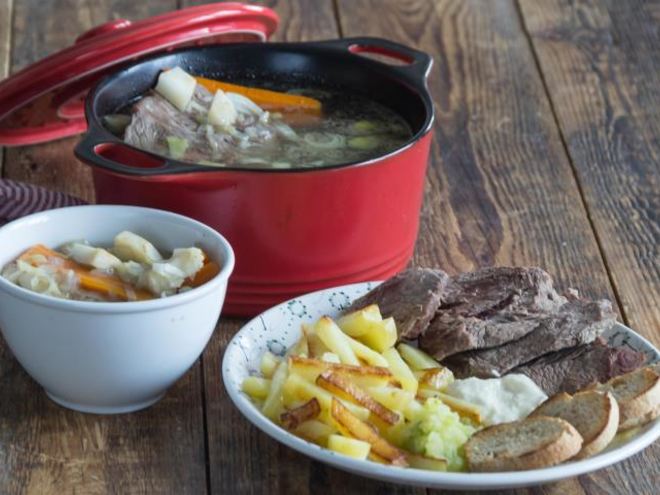 Рецепт мяса по-венски — тафельшпица