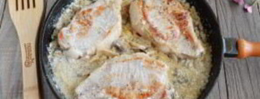 мясо под грибочками. Шаг 9