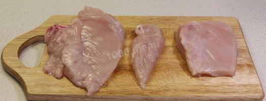 отбивные куриные из филе. Шаг 2