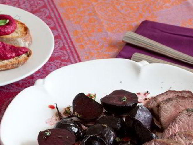 Рецепт ростбифа с острой свеклой