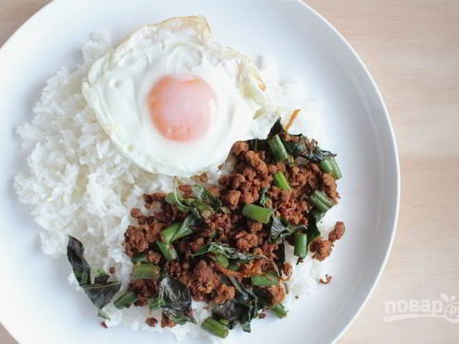 Рецепт свинины по-тайски с базиликом