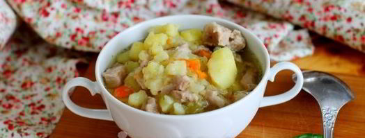 свинина тушеная с картофелем в мультиварке. Шаг 10