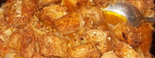 свинина, тушенная с овощами. Шаг 6