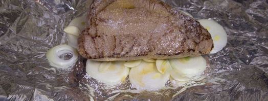 телятина в фольге запеченная в духовке. Шаг 6