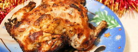 цыпленок, фаршированный рисом и яблоками. Шаг 7