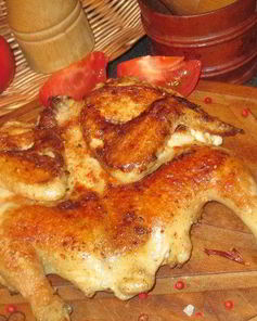 Цыпленок по-итальянски Pollo alla diabolo