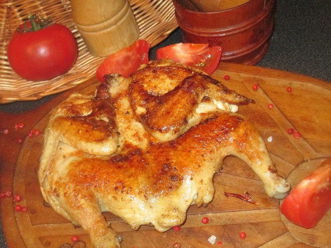 Рецепт цыпленка по-итальянски pollo alla diabolo
