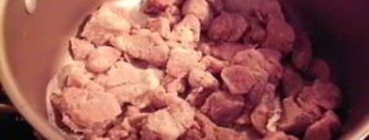 тушеная говядина со сметаной. Шаг 2