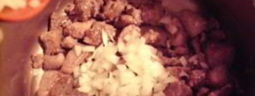 тушеная говядина со сметаной. Шаг 3