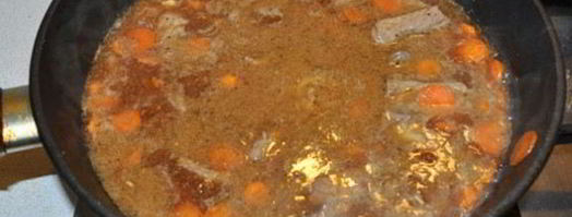 тушеная говядина в пикантном соусе. Шаг 4