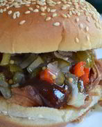 Тушеная свинина барбекю