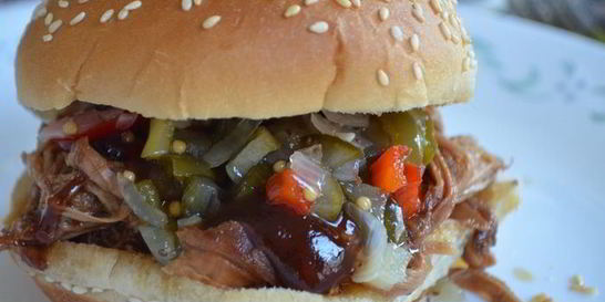 Тушеная свинина барбекю