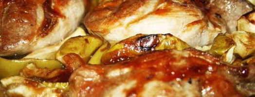 утиные грудки с яблоками. Шаг 6