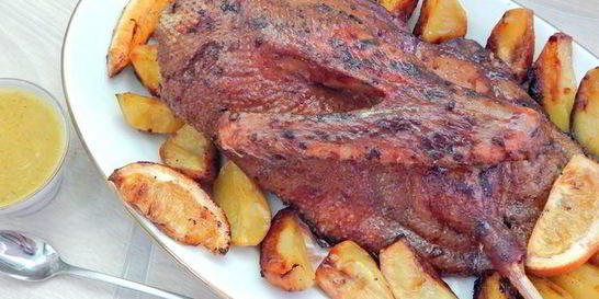 Утка в апельсиновом маринаде