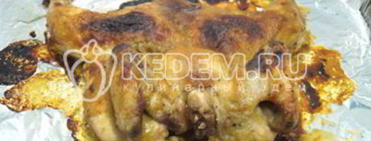 запеченный цыпленок с медово-горчичной корочкой. Шаг 8