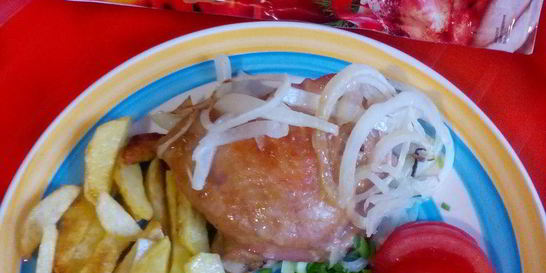 Запеченные куриные бедрышки