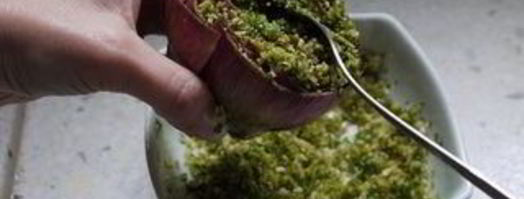 обед в риме — манные ньокки алла романа и артишоки алла романа. Шаг 14