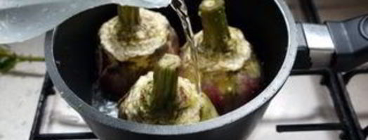 обед в риме — манные ньокки алла романа и артишоки алла романа. Шаг 16