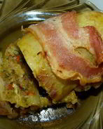 Ароматный запеченный фаршированный картофель