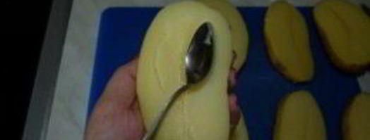 ароматный запеченный фаршированный картофель. Шаг 3