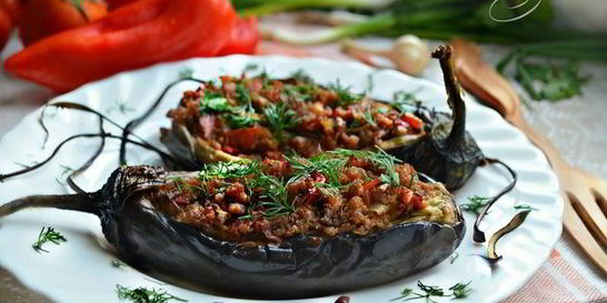 Баклажаны c бараньим фаршем по-турецки