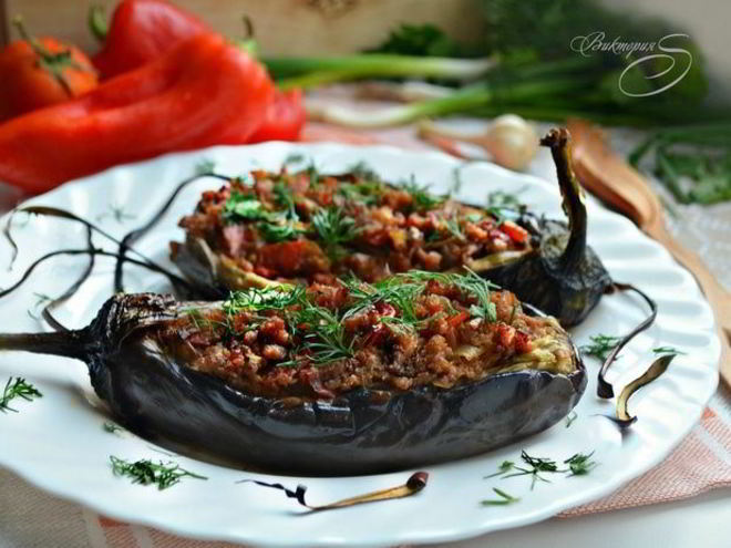 Рецепт баклажанов с бараньим фаршем по-турецки