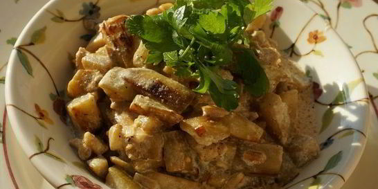 Баклажаны со сливками