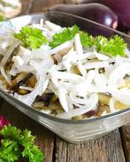 Баклажаны жареные с яйцом