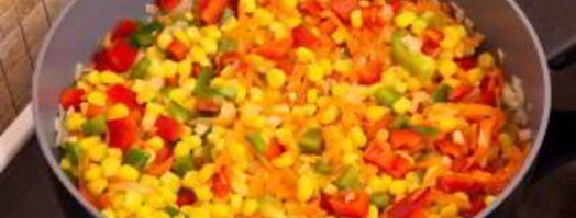 болгарский перец, жаренный с кукурузой. Шаг 7