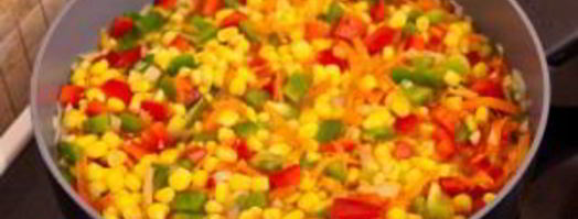 болгарский перец, жаренный с кукурузой. Шаг 8