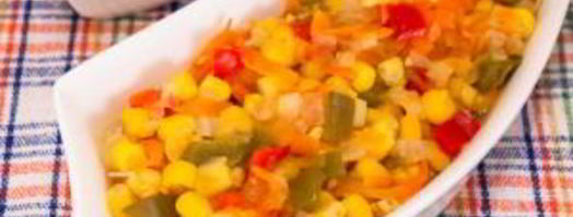 болгарский перец, жаренный с кукурузой. Шаг 9